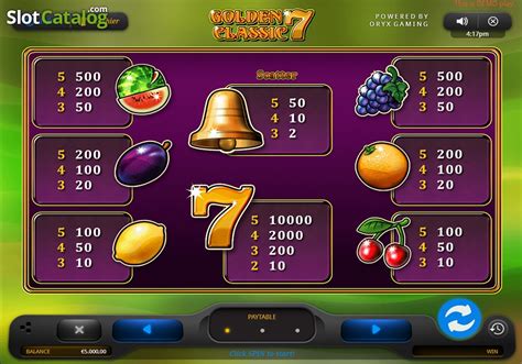 golden 7 classic slot The game features classic slot elements with modern graphical animations that make the game exciting to play